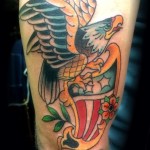 Traditional Eagle Tattoo
