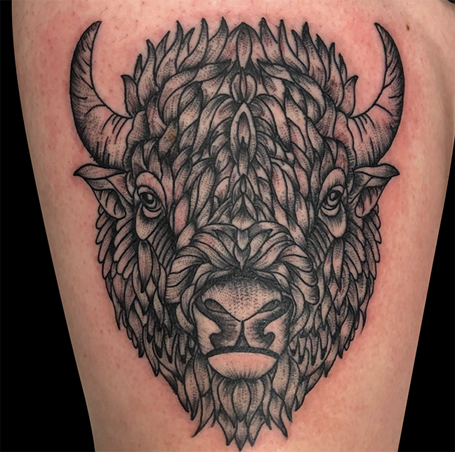 Cape Buffalo TattooNOW